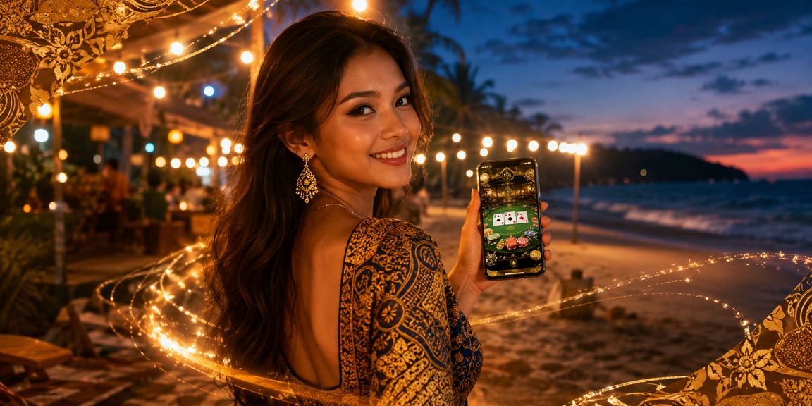 Paparan permainan baccarat Malaysia dengan corak batik tradisional di platform f700